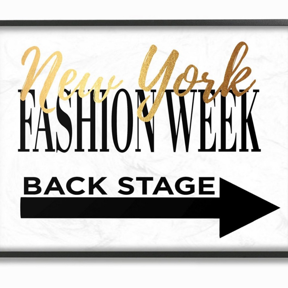 NY Fashion Week Back Stage Canvas Wall Art